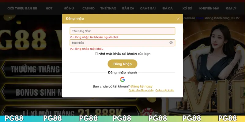 Cách đăng nhập PG88 cực dễ